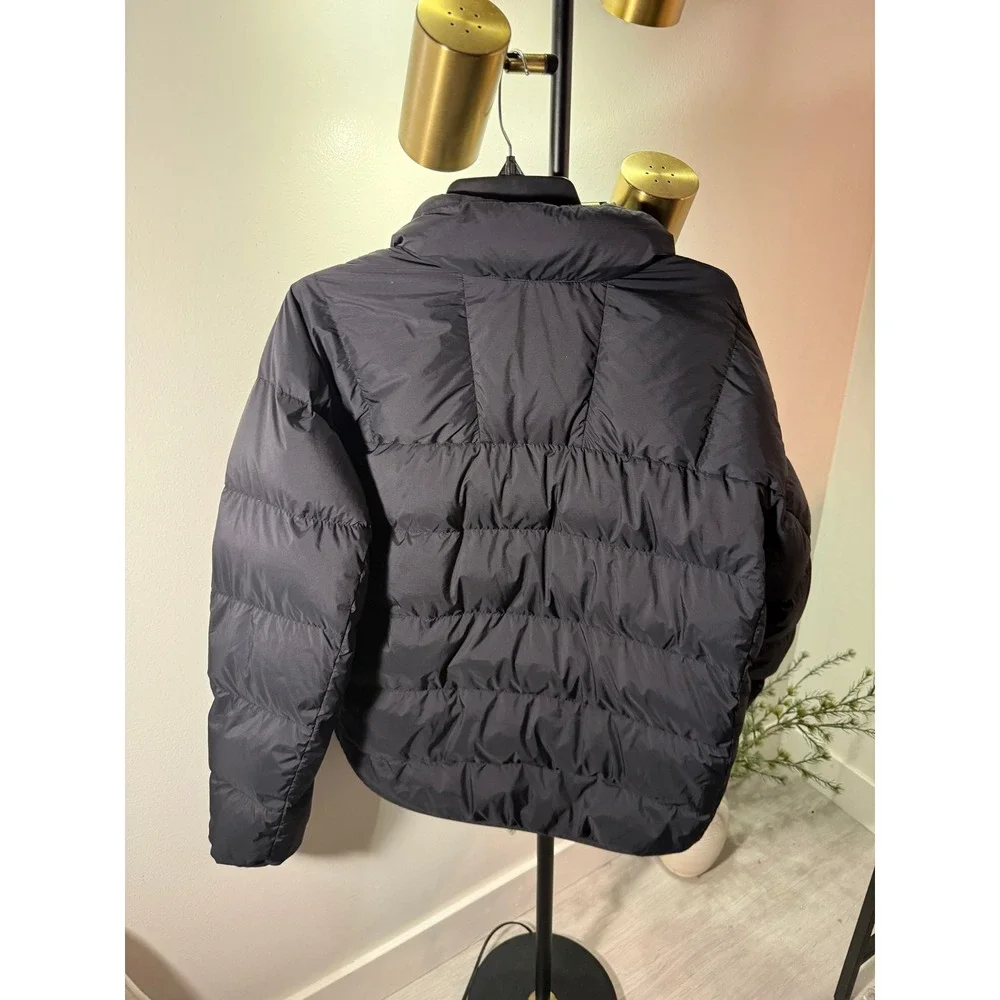 Uniqlo Ultra Light Down Jacket Mens Medium Black Puffer Water Repellent 459619